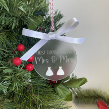 Load image into Gallery viewer, First Christmas Married Christmas Ornaments
