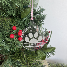 Load image into Gallery viewer, Forever In My Heart Pet Memorial Christmas Bauble
