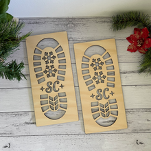 Load image into Gallery viewer, Santa&#39;s Footprints Stencil
