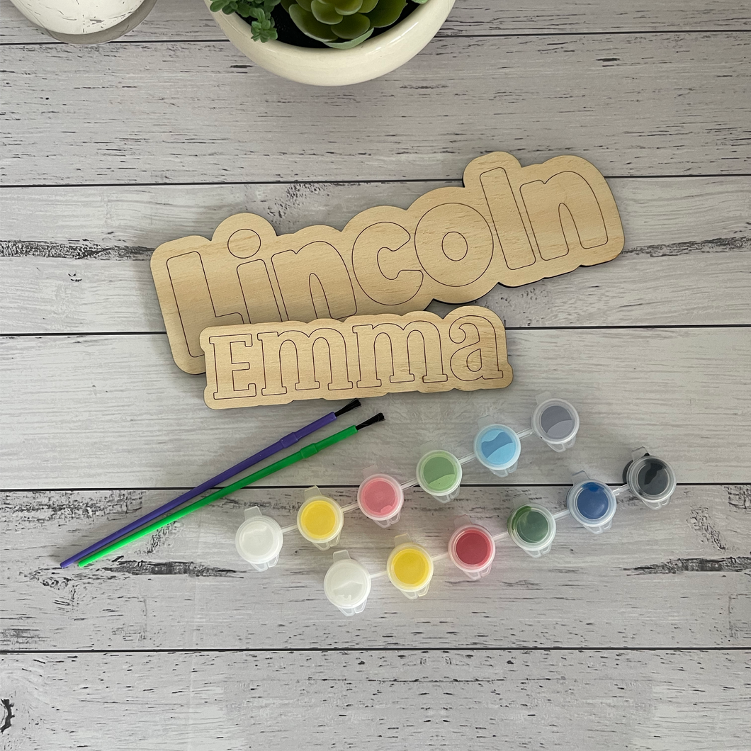 DIY Name Painting Kit