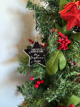 Load image into Gallery viewer, Personalised Teacher Star Christmas Ornament
