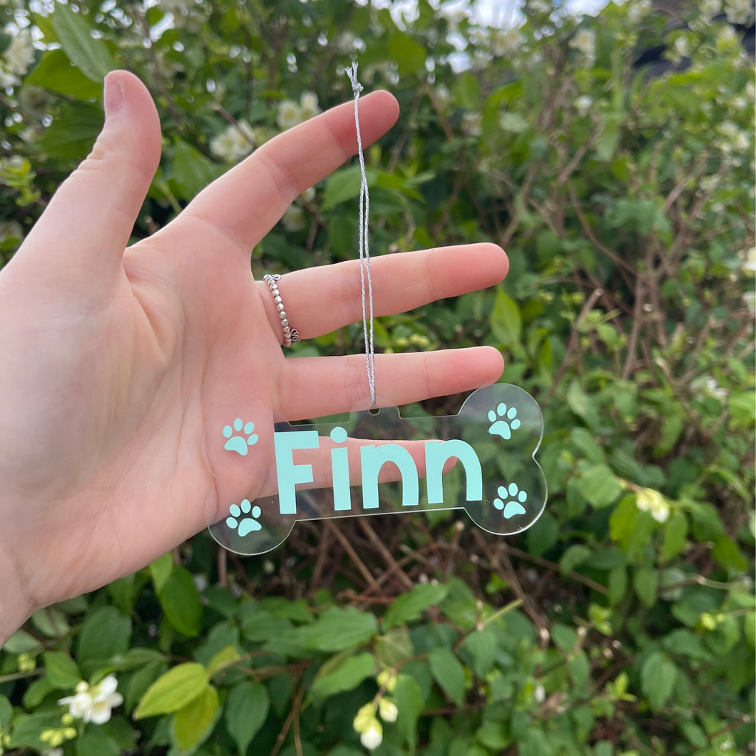 Acrylic Bone Ornament for Christmas Tree