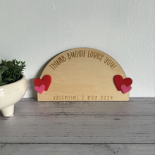 Load image into Gallery viewer, Thumb Buggy Loves You - Valentines Day Thumbprint Board
