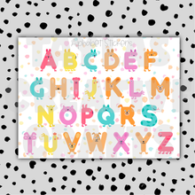 Load image into Gallery viewer, Alphabet Sticker Sheet
