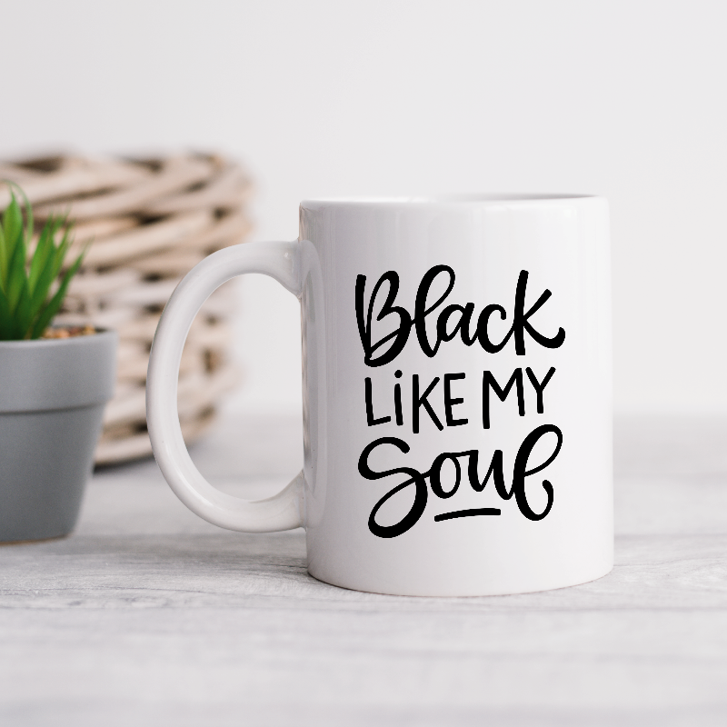 Black Like My Soul Coffee Mug