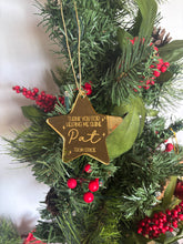 Load image into Gallery viewer, Personalised Teacher Star Christmas Ornament
