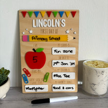 Load image into Gallery viewer, First Day Dry Erase Board - Back to School
