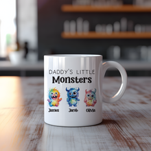 Load image into Gallery viewer, Daddy&#39;s Little Monsters Mug
