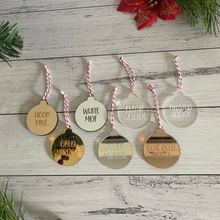 Load image into Gallery viewer, Personalised Baby’s First Christmas Ornament
