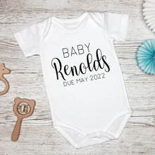 Load image into Gallery viewer, Baby Announcement Bodysuit
