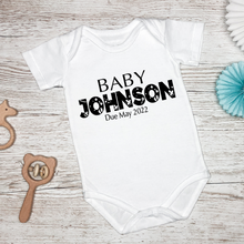 Load image into Gallery viewer, Baby Announcement Bodysuit
