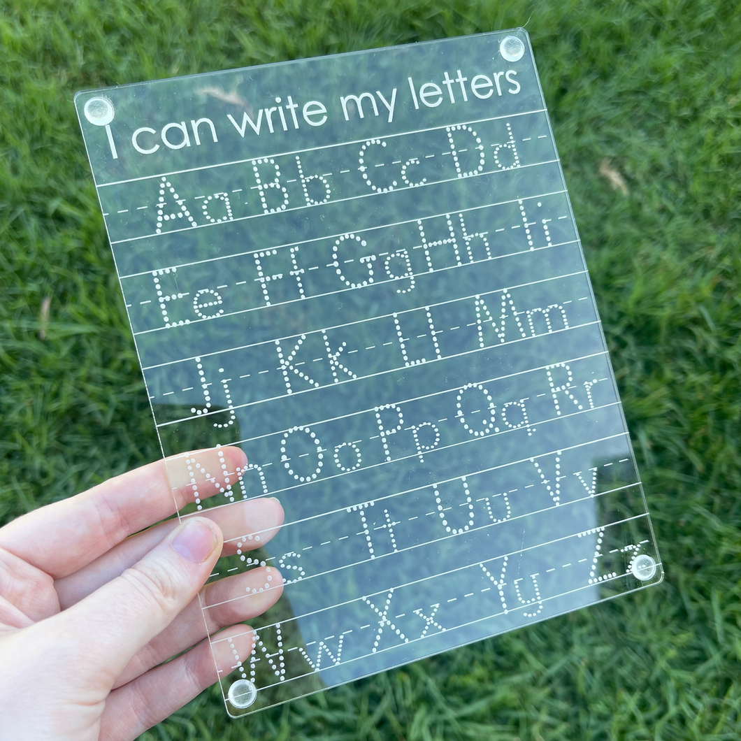 ‘I Can Write My Letters’ Board