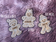 Load image into Gallery viewer, Personalised Gingerbread Christmas Tree Ornaments
