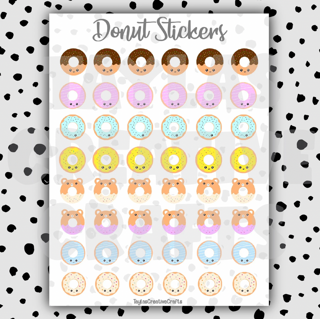 Donut Sticker Sheet