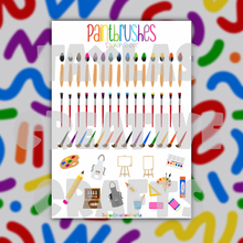 Load image into Gallery viewer, Stationary Sticker Sheet - 4 Pack
