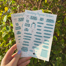 Load image into Gallery viewer, Wedding Planner Sticker Sheets
