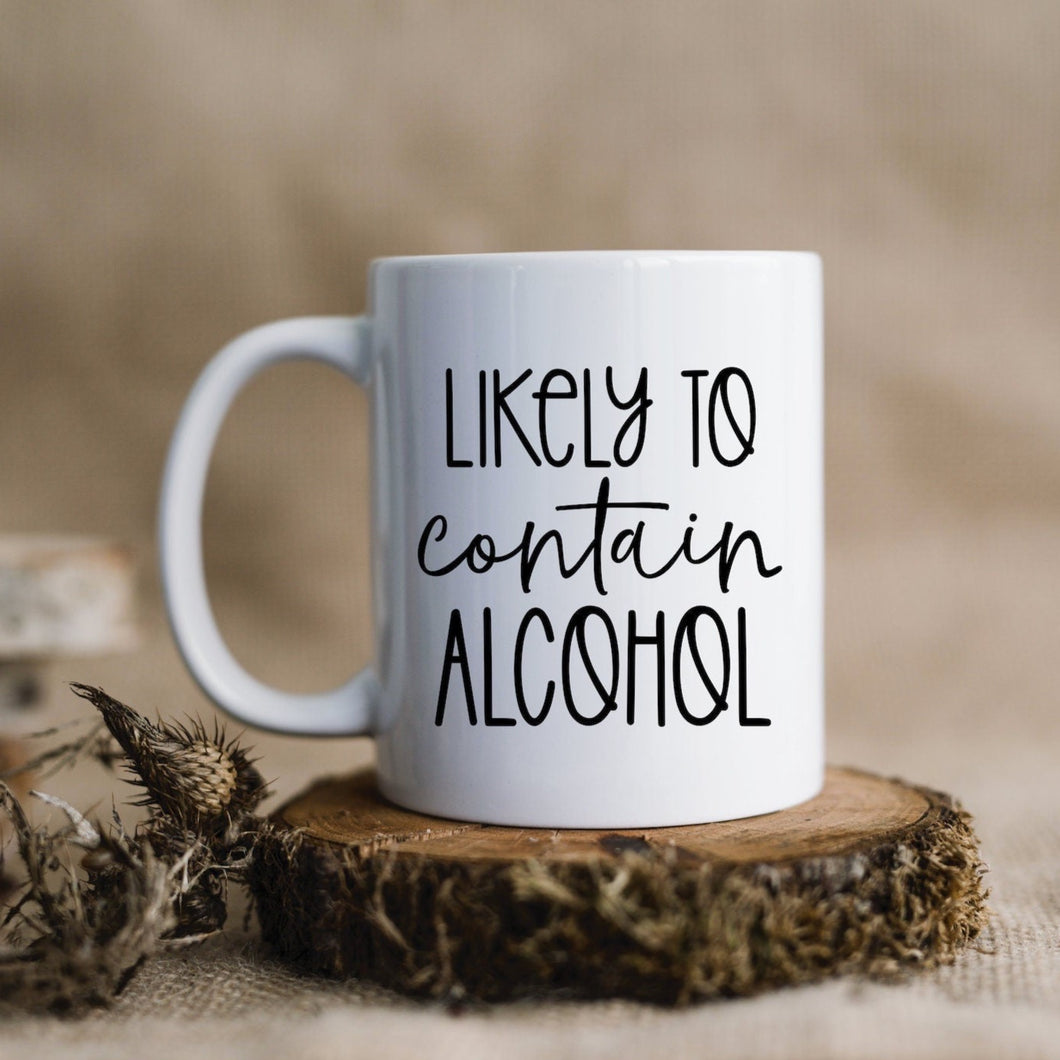 Likely to Contain Alcohol Mug