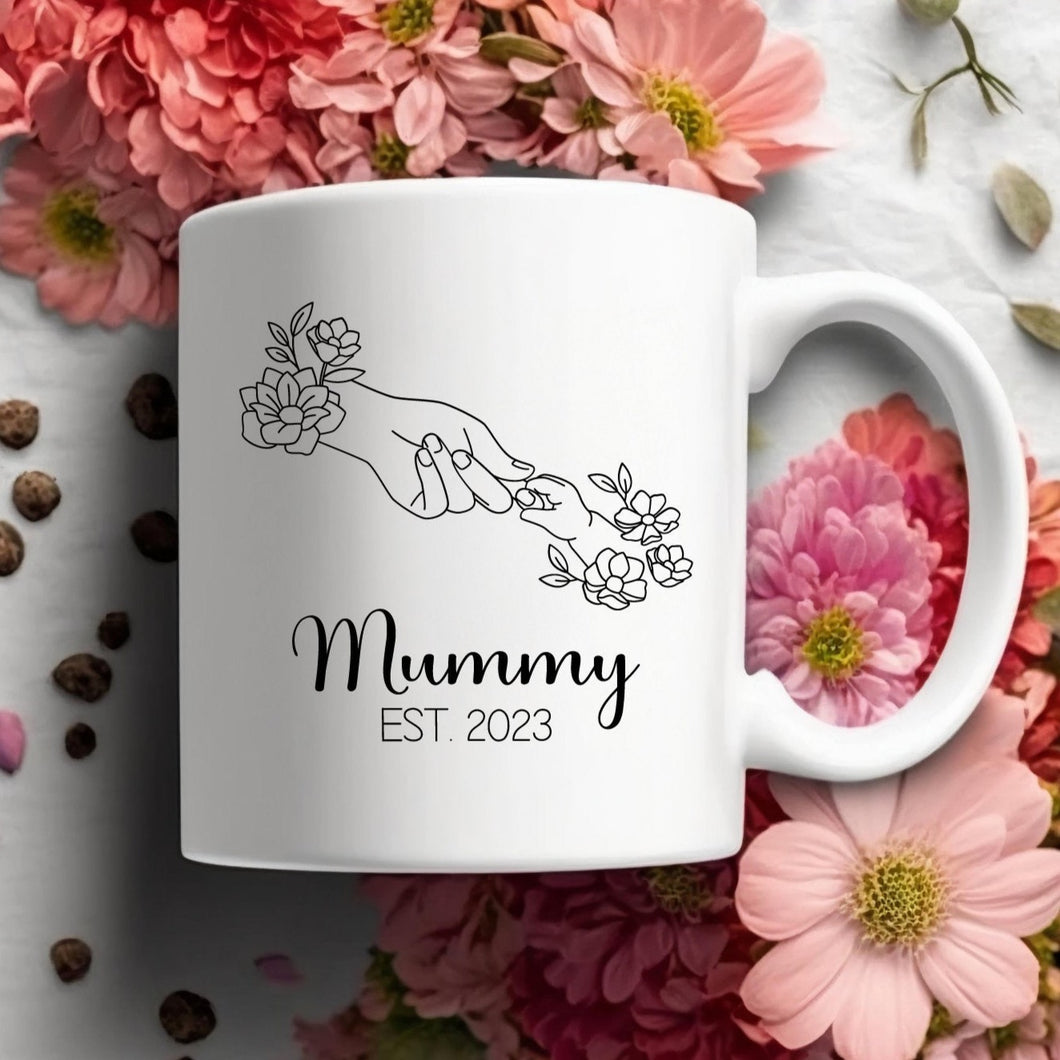 Mummy EST. Mug