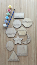 Load image into Gallery viewer, DIY Wooden Painted Shapes
