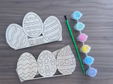 Load image into Gallery viewer, 3D DIY Kids Wooden Easter Egg Painting
