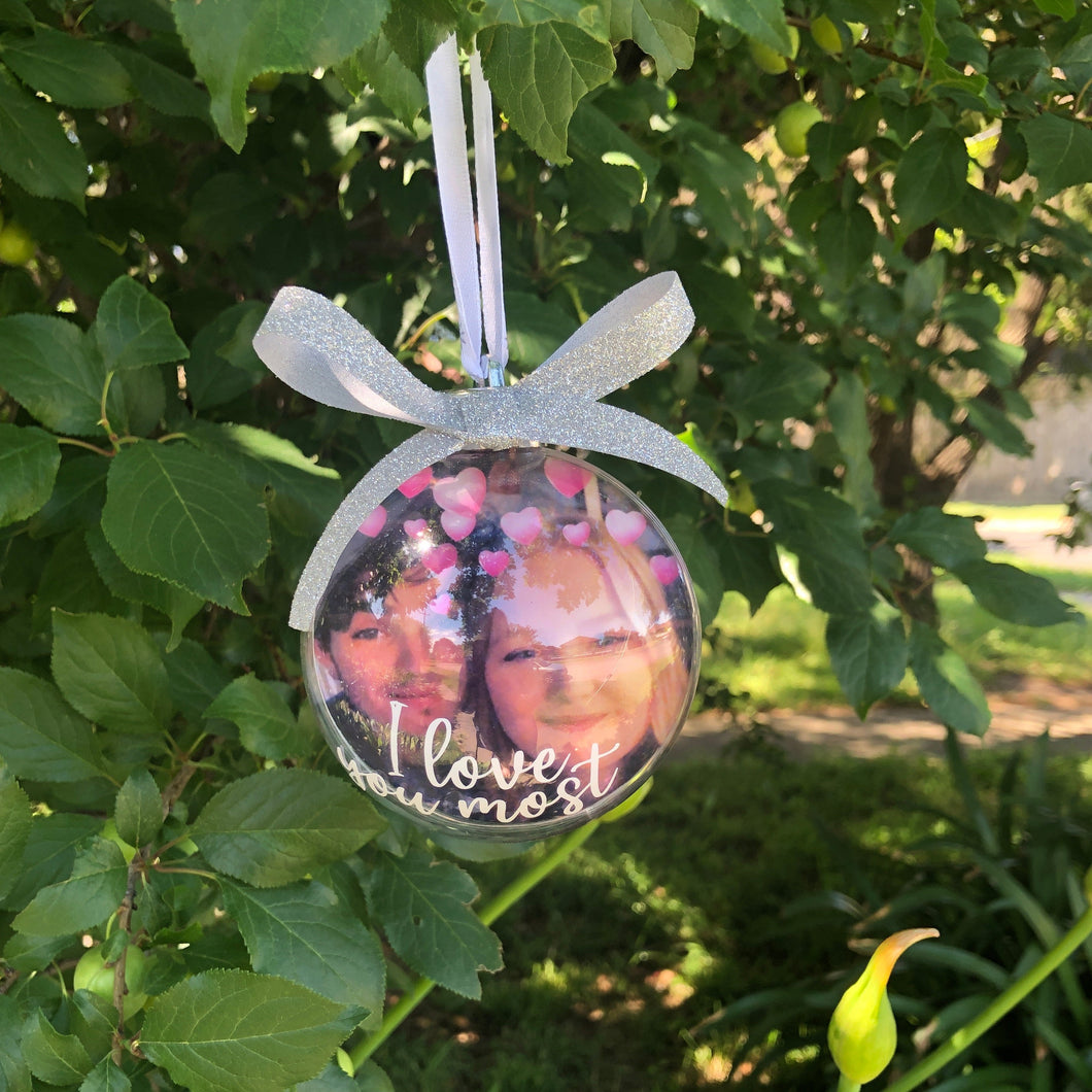 Personalised Christmas Photo Baubles