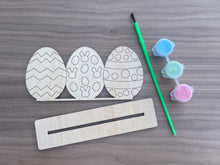 Load image into Gallery viewer, 3D DIY Kids Wooden Easter Egg Painting
